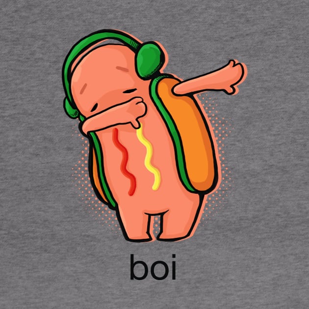 Dabbin Hot Dog by mohymochi